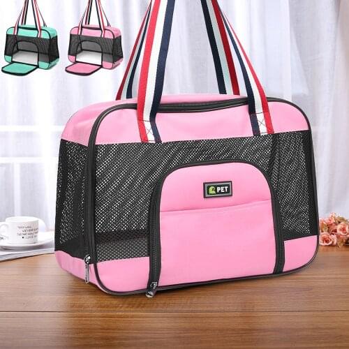 Portable Dog Carrier Bag Breathable Mesh Pet Puppy Travel Bag Backpack Outdoor Shoulder Bag For Small Dogs Cats Chihuahua Yorkie