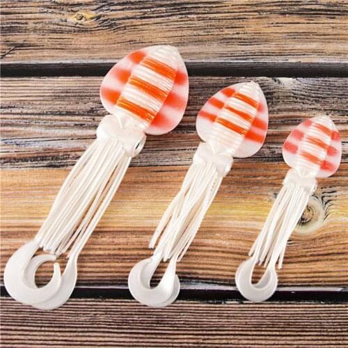 Luminous Octopus Squid Skirt Lure Soft Plastic Fishing Artificial Lure Jig Hooks Glow In Dark Fishing Tackle