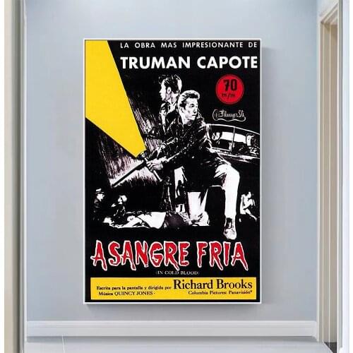 V0504 In Cold Blood (2) Vintage Classic Movie Wall Silk Cloth HD Poster Art Home Decoration Gift