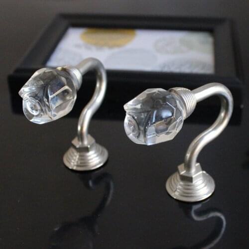 2pcs a pair Curtain Tieback Hanging Hook Curtains Holder Home Decoration Metal Crystal Curtain Drapery Holdbacks Accessories