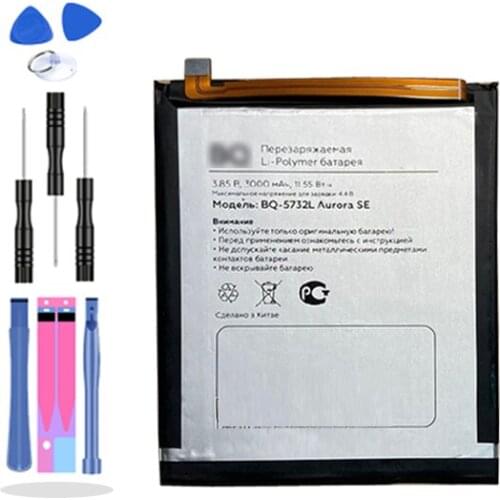 3000mAh battery for BQ BQ-5732L Aurora SE Smartphone
