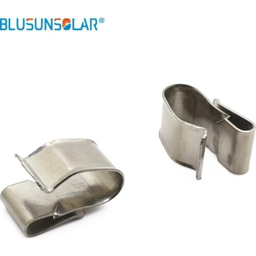 5000 PCS /Lot High Quality Stainless Steel Solar PV Cable Clip PV Solar Clamp For Solar Wire Cable