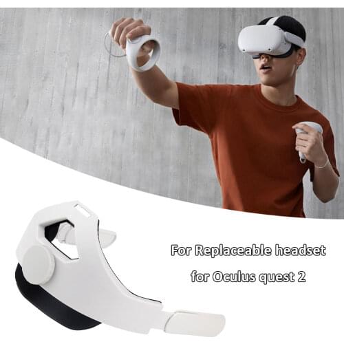 VR Accessories Adjustable Headband Head Strap Replacement for Oculus Quest 2 VR Glasses Helmet Belt Fixing Strap Accessories
