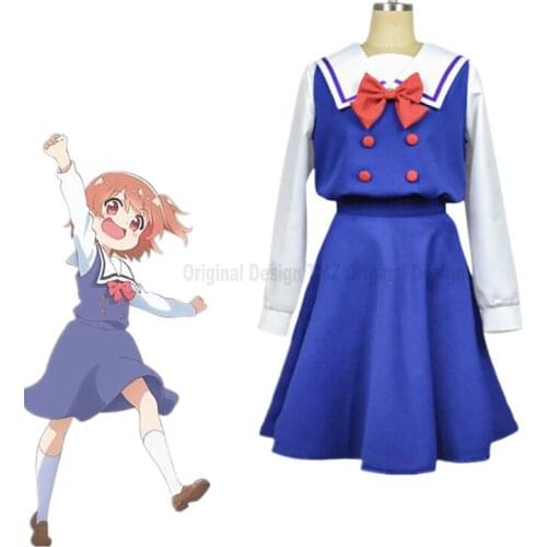 Anime Wataten! An Angel Flew Down to Me All Members Cosplay Costume Women Girls Lolita Dress Halloween Costume Full Set