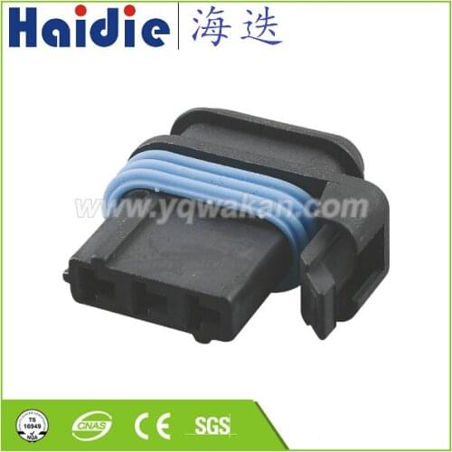 Free shipping 5sets 3pin Auto Electri waterproof wireharness harness plug High and low adjustment connector HDZ032-3.5-21