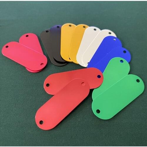 DHL Free Shipping Pet Product Mix Colors 500 PCS/ LOT Pet Tags Aluminium Alloy Rivert Shaped Dog Tags Dog Name Tags Pet ID Tags
