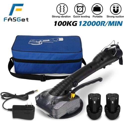 FASGet 2000W Tiling Tiles Machine Tiles Vibrator Suction Cup Adjustable Protable Automatic Floor Vibrator Leveling Tool