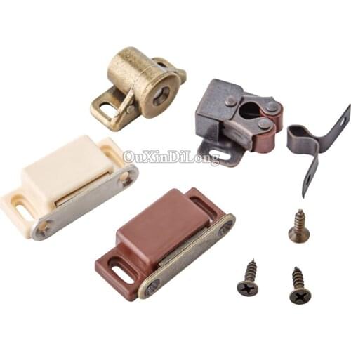 HOT 10PCS Kitchen Cabinet Catches Door Latch Clips Cupboard Cabinet Door Catches Stops Closet Wardrobe Furniture Hardware
