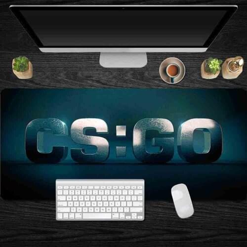 XL CS GO Mouse Pad 90x40cm XXL Pad to Mouse Notbook Computer Mousepad Locked Edge Desk Gaming Mousepad Gamer to Laptop Mouse Mat