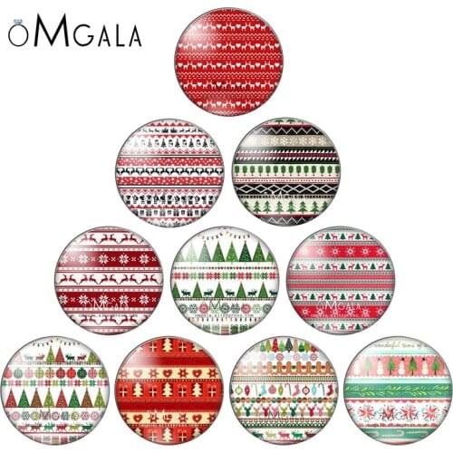Red Love Line Christmas Decoration Art Patterns 10/12/16/18/20/25mm Round photo glass cabochon demo flat back Making finding