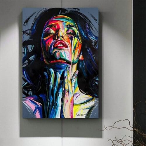 Colorful Abstract Graffiti Art Wall Paintings Print On Canvas Canvas Prints Modern Girls Paintings For Living Room Wall Deco