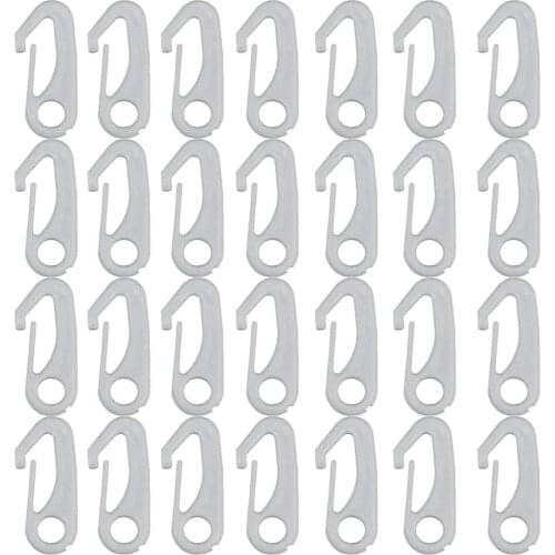 Pmsanzay 28 Pack, Heavy Duty Flagpole Snap Hook Clips - Flag Pole Clip Snaps Hook Flag Pole Attachment Accessory Hardware - Atta