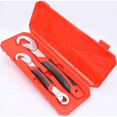 2Pcs Universal Wrench Set 9-32mm Multi-Function Adjustable Portable Wrench Torque Ratchet Oil Filter Spanner Hand Hardware Tools