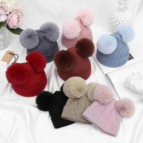 Solid Knited Winter Baby Cap Toddler Infant Baby Kids Boys Girls Venonat Knited Woolen Headgear Hat Cap шапка для новорожденных