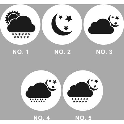 Wholesale 320PCS 3.5CM Self Adhesive Gift Wrapping Sticker DIY Accessory Packing Circular/Round Stickers Rain Snow Ice Fog Mist