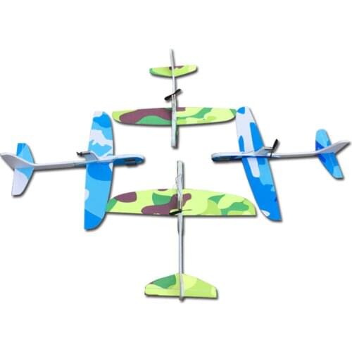 RC Airplanes Capacitor Electric Hand Throwing Glider DIY Airplane Model Hand Launch Throwing Glider educational toy