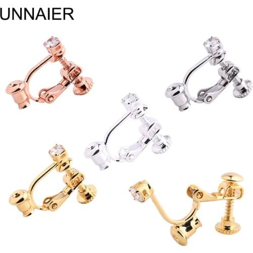 10piece ear clip material accessories u-shaped non-pierced female spiral false earrings to change ear clip artifact converter cl
