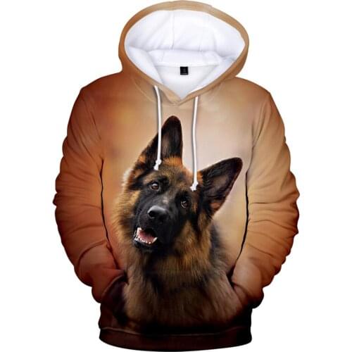 So Cute German Shepherd Hoodies Sweatshirt Casual Pullover Autumn Hoodies Oversized Cool 3D Print Dog Lovers Men/women/children