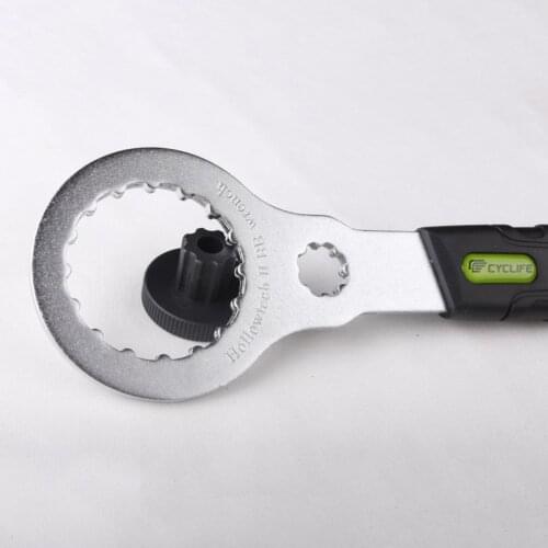 Bike BB Wrench Spanner Steel Bicycle Bottom Bracket Crank Tool External Cup Installer