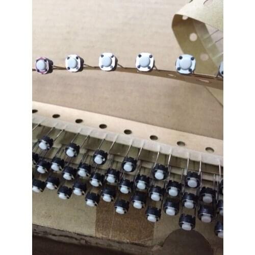 Japan imported ALPS SKQNAUD010 touch switch 6*6*4.3 in-line 2 feet micro switch