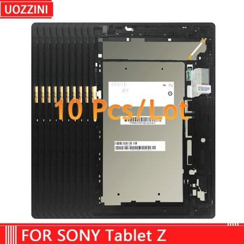 10Pcs 10.1'' For Sony Xperia Tablet Z SGP311 SGP312 SGP321 LCD Display With Touch Screen Digitizer Replacement For Sony Tablet Z