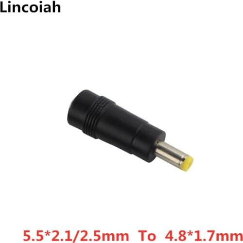 1pcs DC 4817 Power Plug 5.5*2.1 mm female jack to 4.8*1.7 mm male Plug DC Power Connector Adapter Laptop Accessories