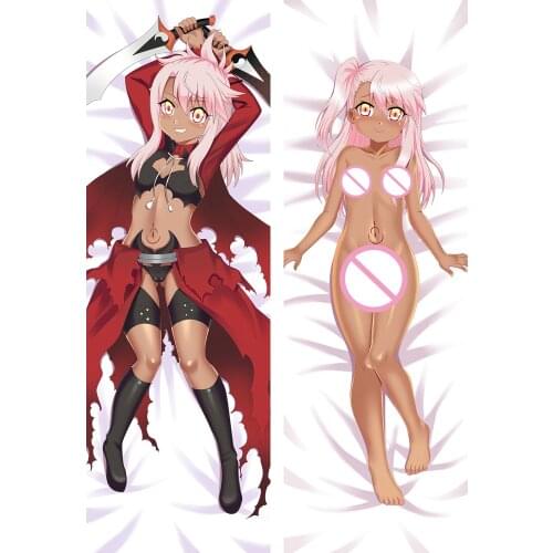2017-August Anime Fate/kaleid liner Prisma Illya von Einzbern Kuro Dakimakura pillow cover case hugging Body pillowcase