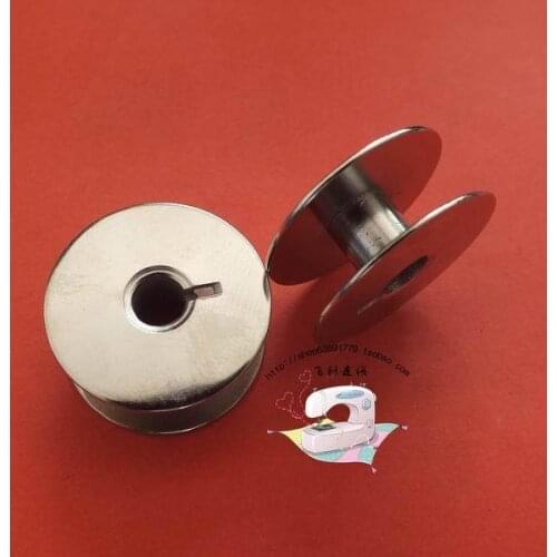 50pcs Industrial sewing machine heavy material synchronous bobbin double needle bobbin large no hole slotted bobbin