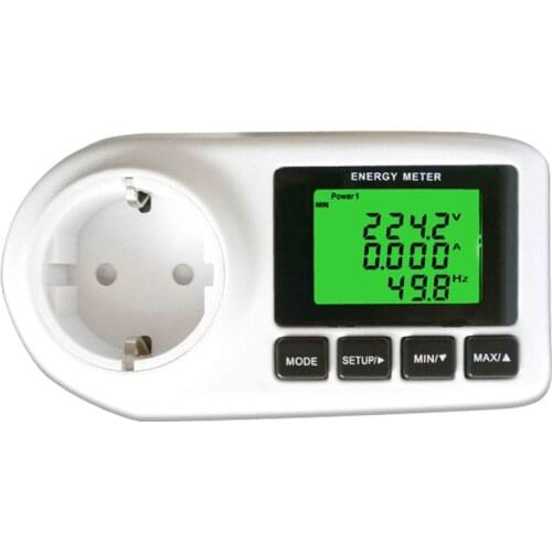 SK410 Electricity Monitor Metering and Billing Socket Household Electricity Meter Power Factor Detector