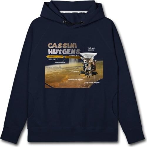 Astronomy Saturn probe Cassini Huygens space fan mens hoodies printed hoodie sporting tracksuit clothing new clothes autumn