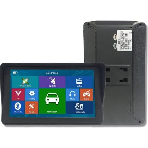 7" HD Car GPS Navigation Capacitive 8G RAM 256MB FM Bluetooth AVIN latest Europe Map Sat nav Truck gps navigators