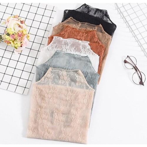 Blouses Transparent Elegant See-Through Black Shirt Summer Women Lace Floral Embroidery Blouses Shirt Ladies Tops Sexy Mesh