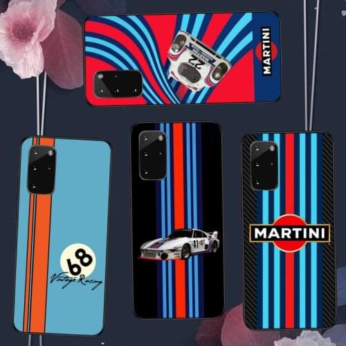 Martini Racing Phone Case For Samsung A50 A51 A71 A20E A20S S10 S20 S21 S30 Plus ultra 5G M11