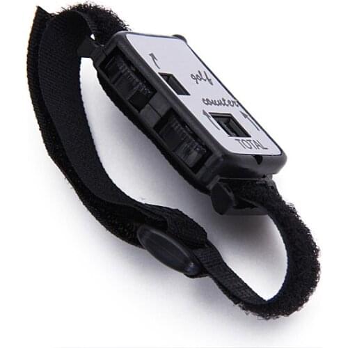 Black Pro Golf Stroke Counter Score Keeper Counter Wristband for Referee