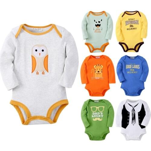 Baby Boys Romper Triangle Cotton Kids Jumpsuit Clothing Spring Autumn Cute Infant Fashion Outfit Newborn Boys Girls Clothes