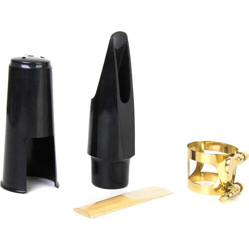 MagiDeal Alto Saxophone Mouthpiece with ligature cap 2.5 reed