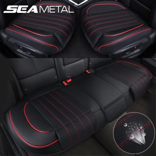 Breathable PU Leather Car Seat Cover Set Universal Car Seat Cushion Protection Mat Pad for Auto Seat Fit Interior Accessories