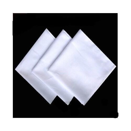 Handkerchief pure white cotton small square can embroider handkerchief tie dye white cloth high density blue dye batik rubbing