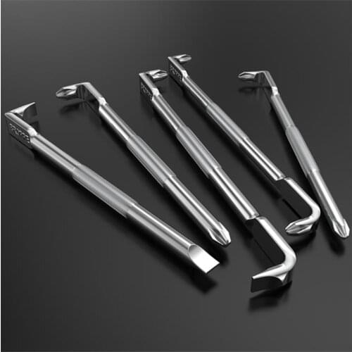 BROPPE Z-Type Screwdriver L-Shaped 90-Degree Right-Angle Elbow Bend Phillips/Slotted With Magnetic Short Screwdriver