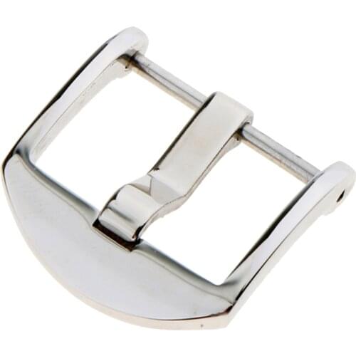 20mm 22mm Craft Durable Leather Stainless Steel Belt Buckle Men Accessories Polishing Buckle Pin Tools for Watch Strap Band