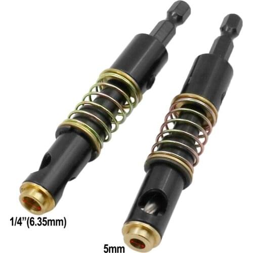 HSS Brass Self Centering Hinge Twist Drill Bits 1/4 "and 5MM Screw Hole Saw Woodworking Reaming Cabinet Tool