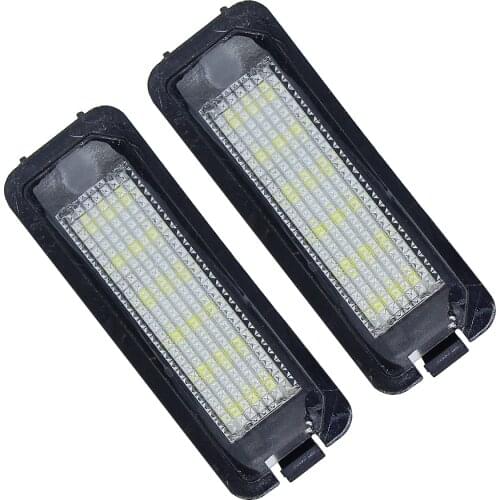 LED CANBUS License Plate Lights bulb For Volkswagen New Beetle CC EOS GOLF GTI MK4 MK5 MK6 Scirocco Phaeton Rabbit Passat lamp