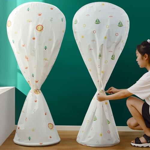 PEVA Waterproof Dust Cover Fan Cover Household Stand Fan Protective Cover Fan Safety Cover Home Decor