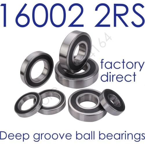 High quality 16002RS 16002-2RS bearing 15*32*8mm Double Shielded Deep Ball Bearings for machines, motors,bicycle motor