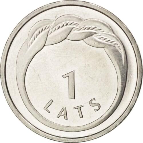 Latvia 2009 1 lat commemorative coin Ring Real Original Coin UNC coins