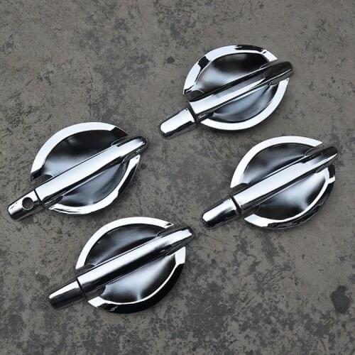 ABS plating Door Handle Bowl Door handle Protective covering Cover Trim for 2013-2019 Mitsubishi ASX Car styling