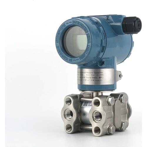 0.1% Accuracy 4-20mA LCD Display Differential Pressure Transmitter