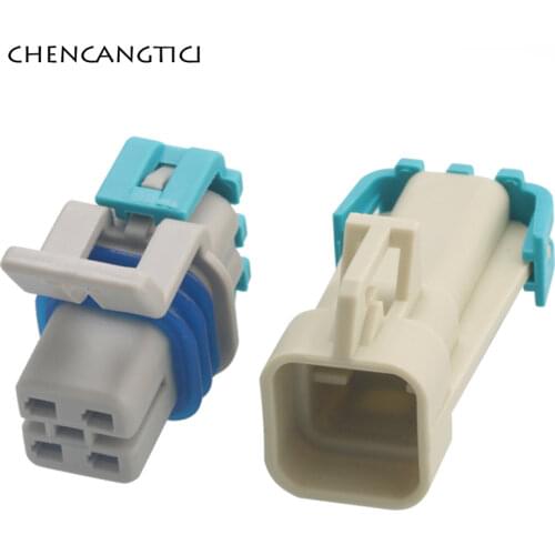 5/10/20/50 Sets 4 Pin Delphi GM LS2 O2 Waterproof Socket Auto Electrical Connector Oxygen Sensor Plug 15326423 12176896