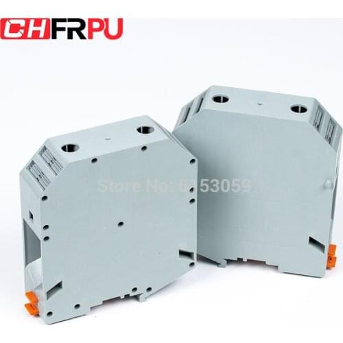 1PCS UIK-150N Universal DIN Rail Mounted Terminal Blocks Screw Type Connector Electrical Crimp Terminator