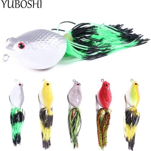 10cm/13.5g High Quality Plastic Frog Fishing Lure Artificially Made Fishing Hard Bait Exquisite Fishing Accessories 5 Optional